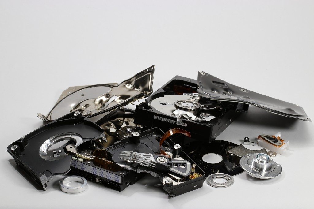 Hard disk drive scrap