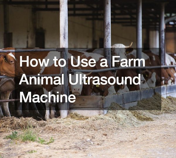 How to Use a Farm Animal Ultrasound Machine